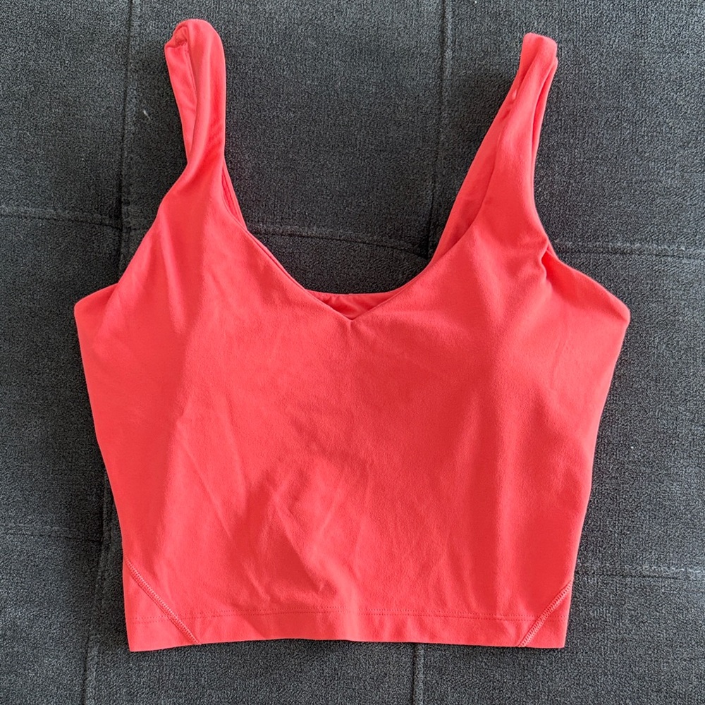 lululemon athletica coral Align Sports Bra